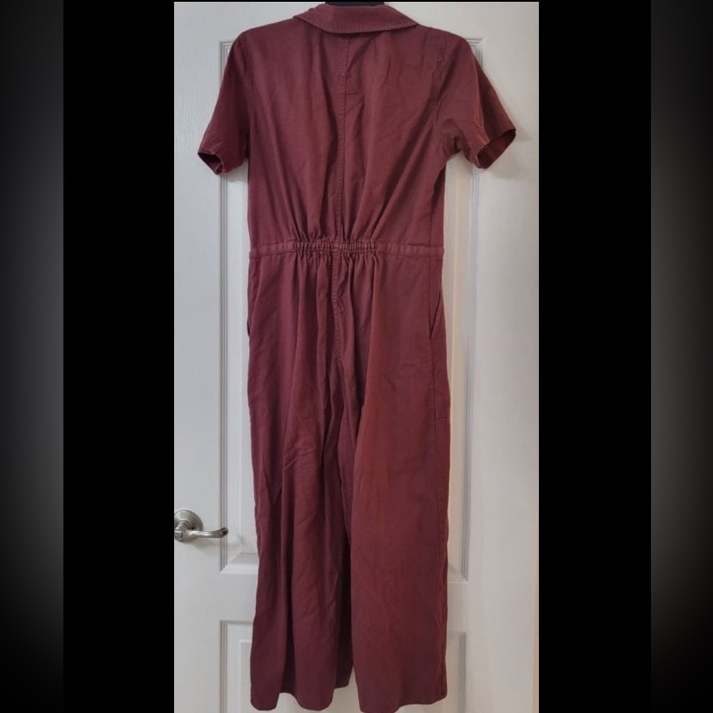 Women's Burgundy Jumpsuit
